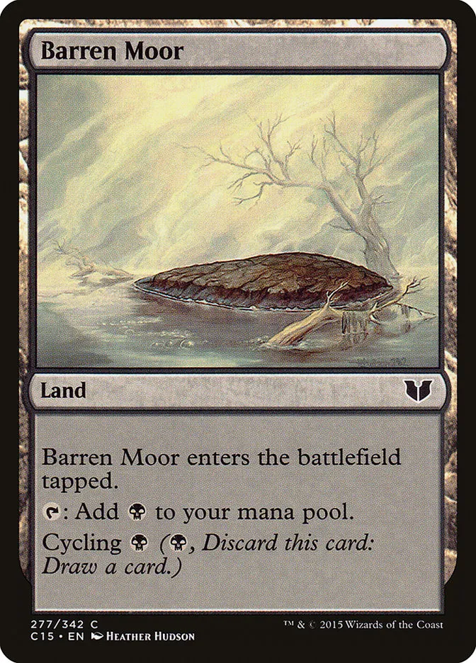 2015 Commander 2015 Barren Moor #277 common card image