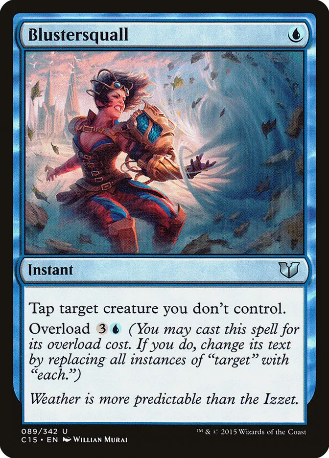 2015 Commander 2015 Blustersquall uncommon #89 uncommon card image