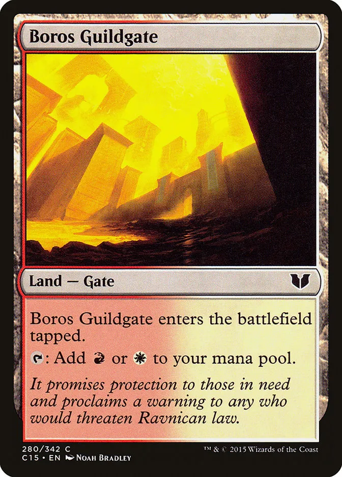 2015 Commander 2015 Boros Guildgate common #280 common card image
