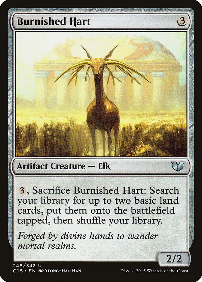 2015 Commander 2015 Burnished Hart #248 uncommon card image
