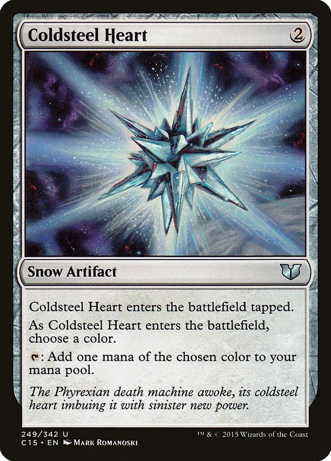 2015 Commander 2015 Coldsteel Heart #249 uncommon card image