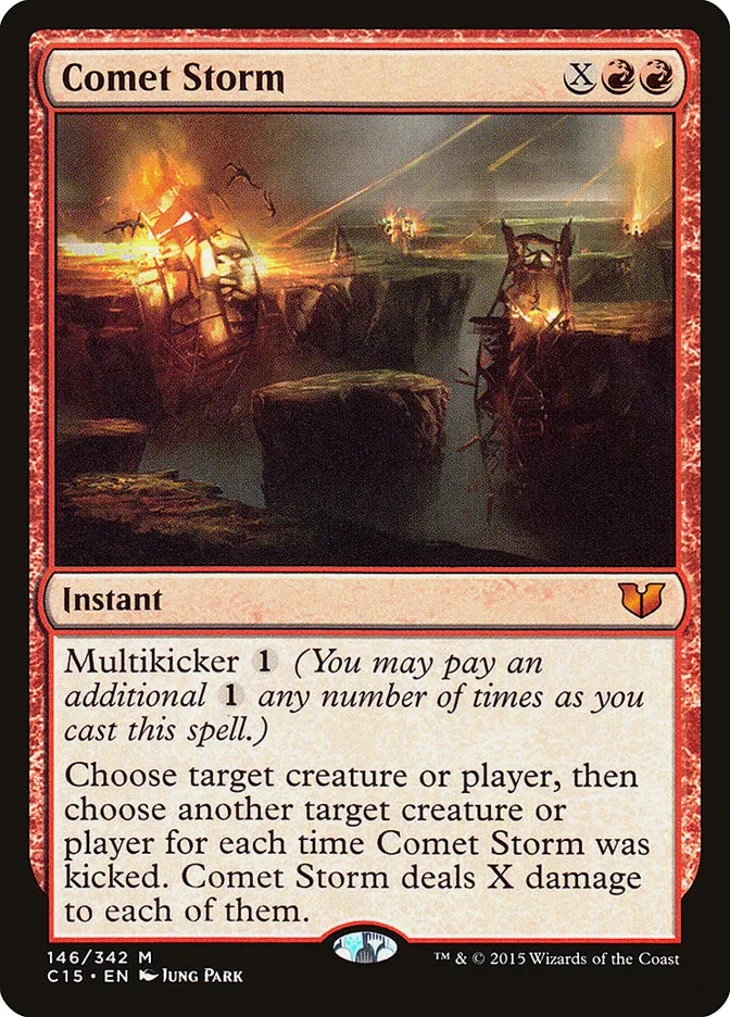 2015 Commander 2015 Comet Storm mythic #146 mythic card image