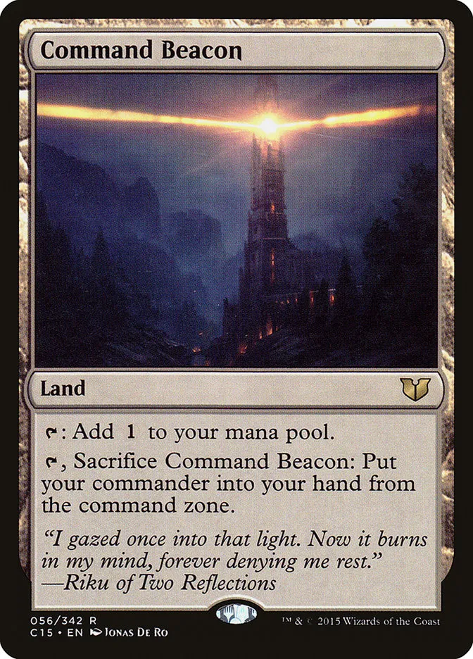 2015 Commander 2015 Command Beacon rare #56 rare card image