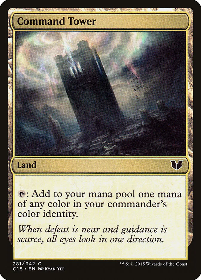 2015 Commander 2015 Command Tower common #281 common card image