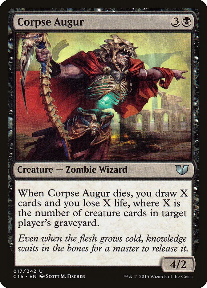 2015 Commander 2015 Corpse Augur uncommon #17 uncommon card image