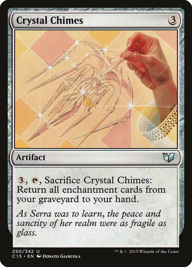 2015 Commander 2015 Crystal Chimes uncommon #250 uncommon card image