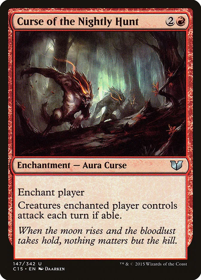 2015 Commander 2015 Curse of the Nightly Hunt #147 uncommon card image