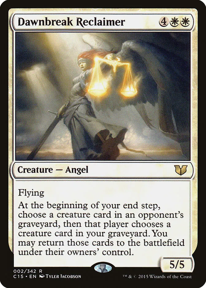 2015 Commander 2015 Dawnbreak Reclaimer rare #2 rare card image