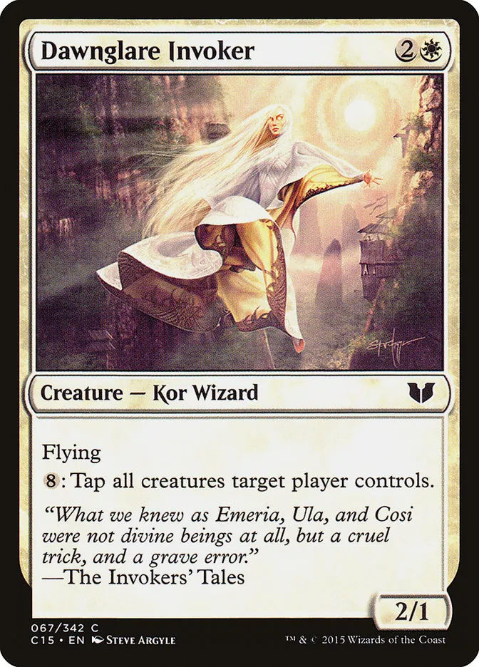 2015 Commander 2015 Dawnglare Invoker common #67 common card image