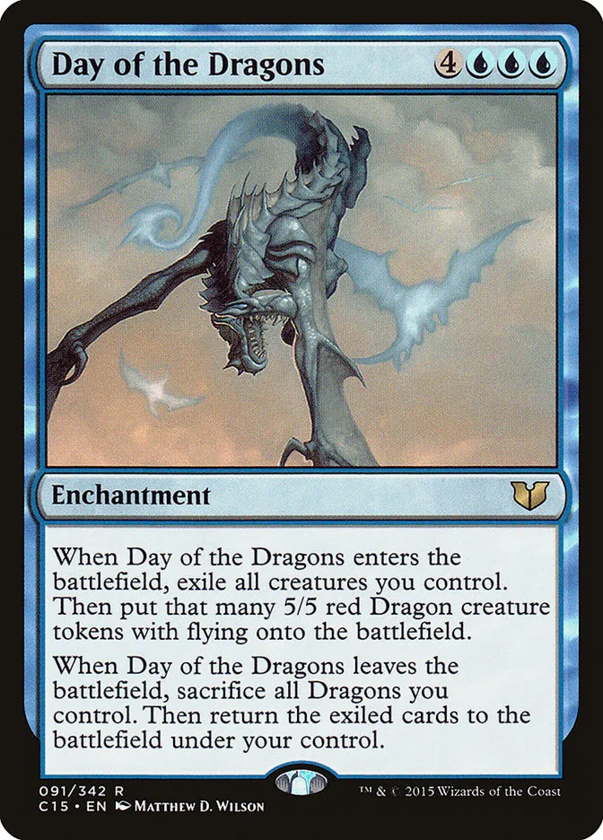 2015 Commander 2015 Day of the Dragons rare #91 rare card image