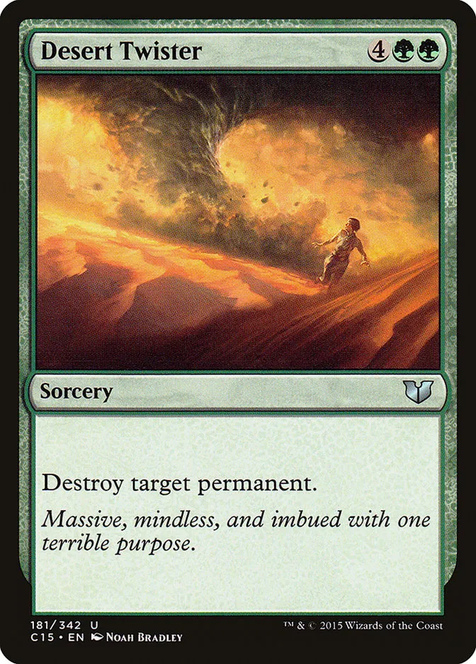 2015 Commander 2015 Desert Twister uncommon #181 uncommon card image