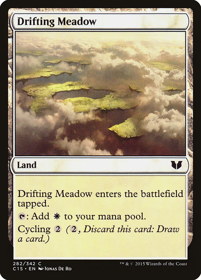 2015 Commander 2015 Drifting Meadow common #282 common card image