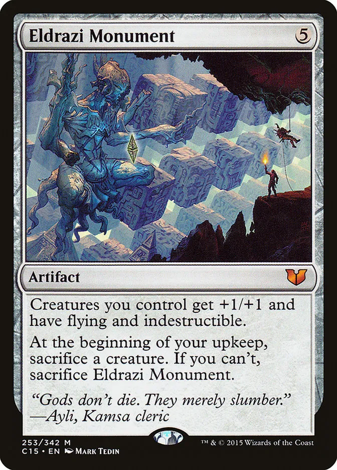 2015 Commander 2015 Eldrazi Monument mythic #253 mythic card image