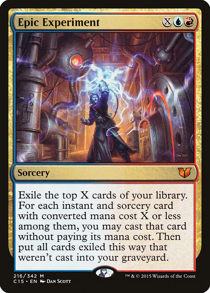 2015 Commander 2015 Epic Experiment mythic #216 mythic card image