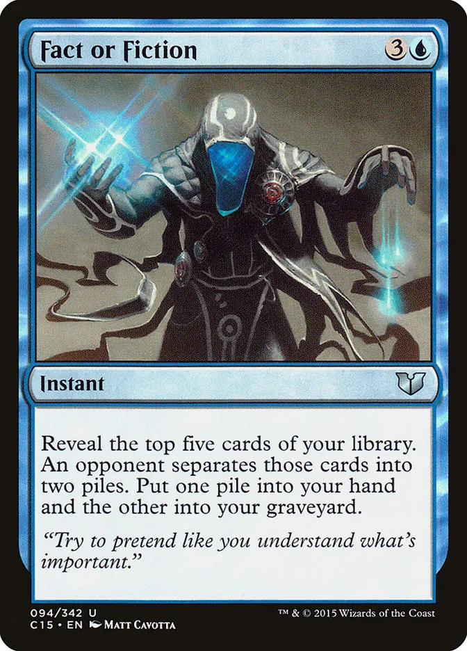 2015 Commander 2015 Fact or Fiction #94 uncommon card image