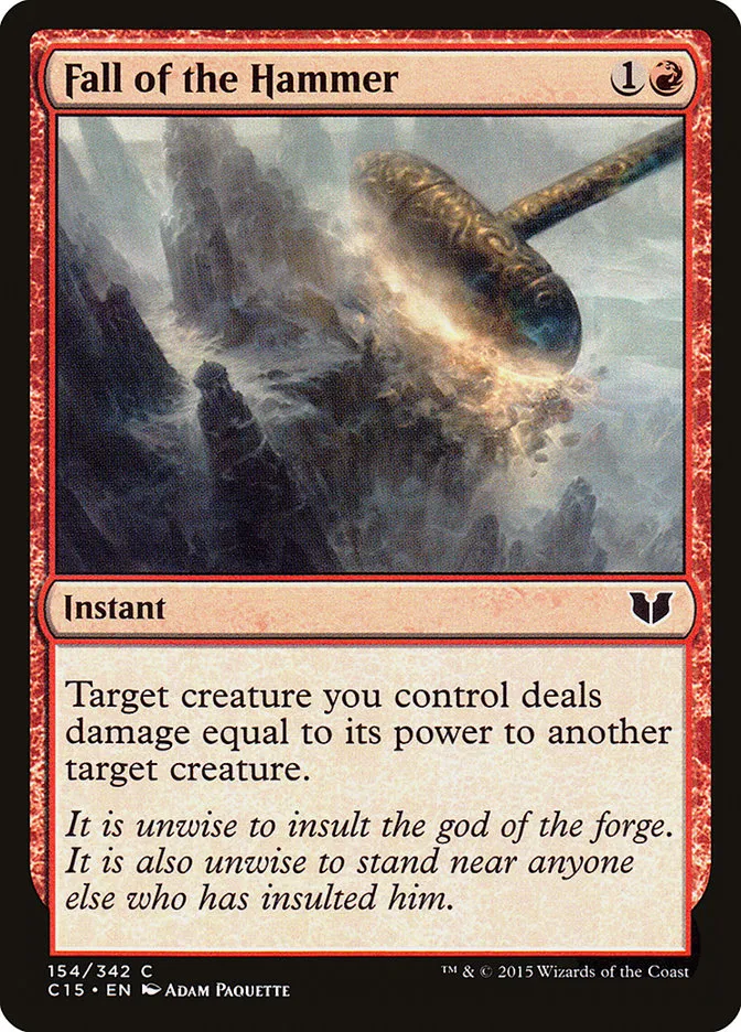 2015 Commander 2015 Fall of the Hammer #154 common card image