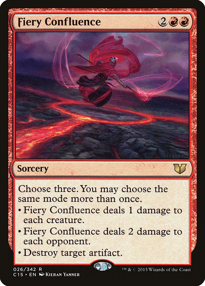 2015 Commander 2015 Fiery Confluence rare #26 rare card image