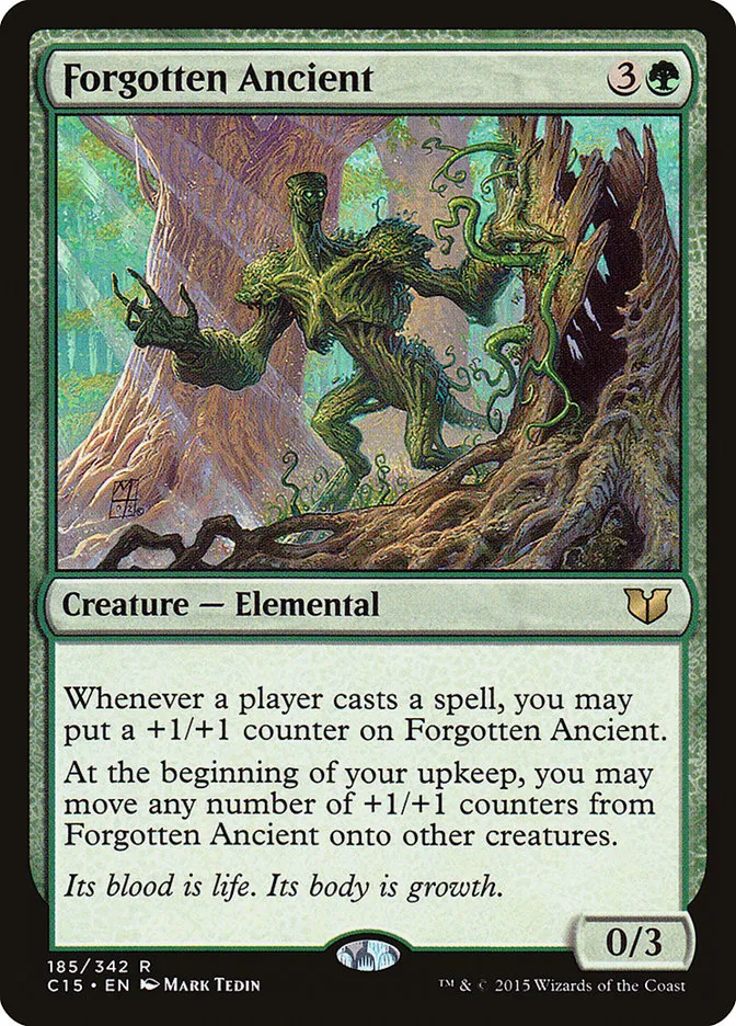 2015 Commander 2015 Forgotten Ancient rare #185 rare card image
