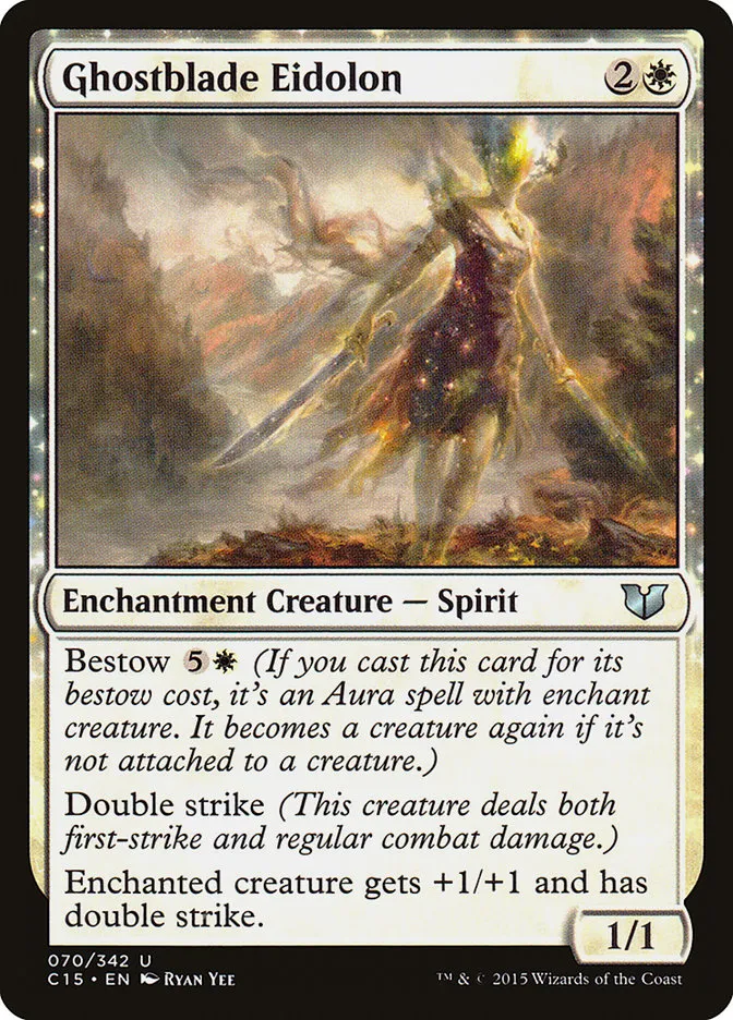 2015 Commander 2015 Ghostblade Eidolon uncommon #70 uncommon card image
