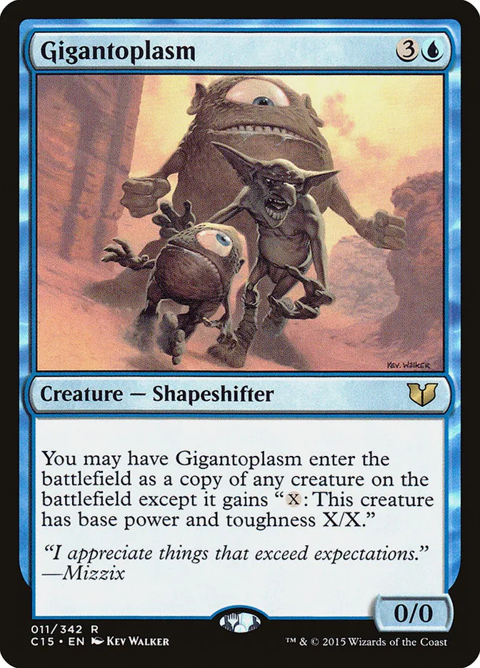 2015 Commander 2015 Gigantoplasm rare #11 rare card image