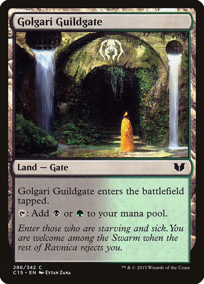 2015 Commander 2015 Golgari Guildgate common #286 common card image