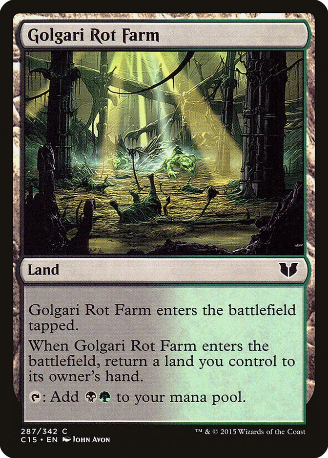 2015 Commander 2015 Golgari Rot Farm #287 common card image
