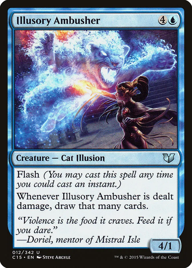 2015 Commander 2015 Illusory Ambusher uncommon #12 uncommon card image