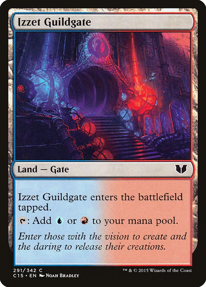 2015 Commander 2015 Izzet Guildgate common #291 common card image