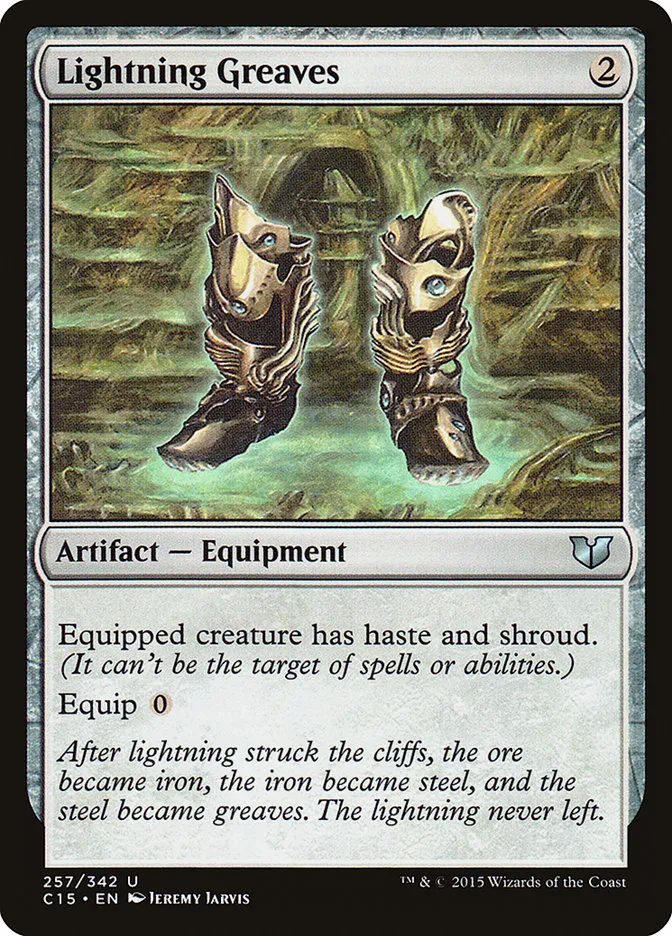 2015 Commander 2015 Lightning Greaves uncommon #257 uncommon card image