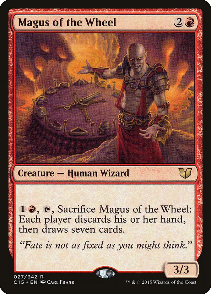2015 Commander 2015 Magus of the Wheel rare #27 rare card image