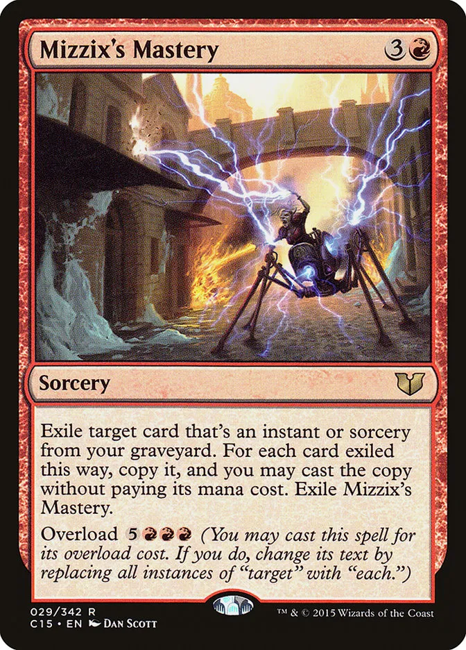 2015 Commander 2015 Mizzix's Mastery rare #29 rare card image