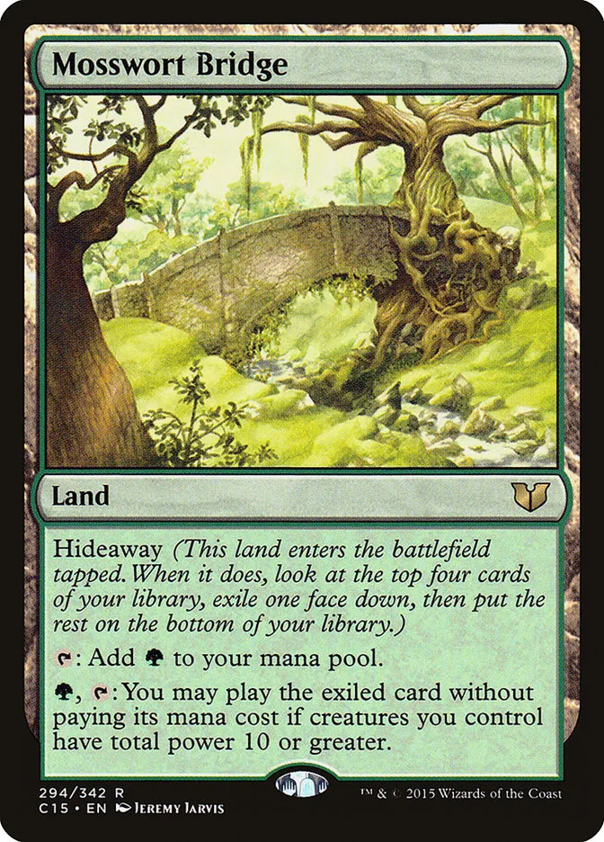 2015 Commander 2015 Mosswort Bridge rare #294 rare card image