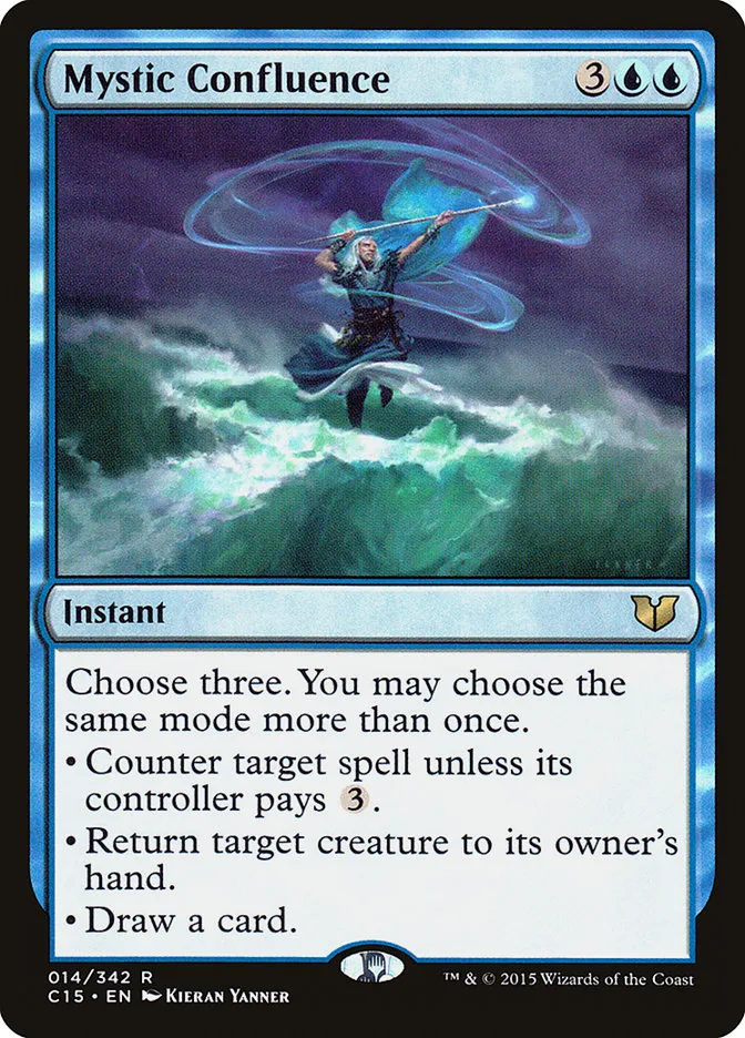 2015 Commander 2015 Mystic Confluence rare #14 rare card image