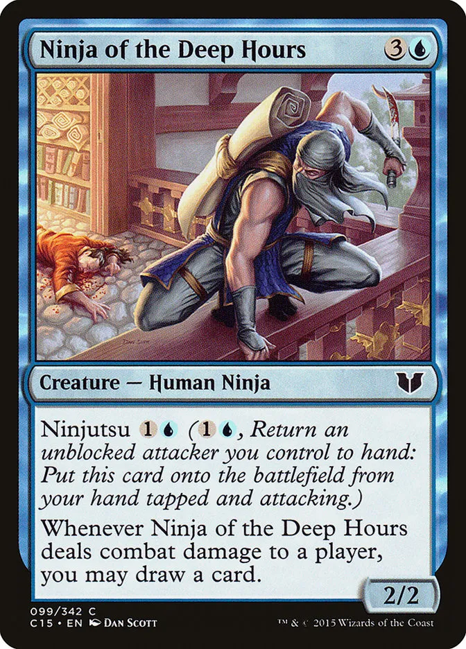 2015 Commander 2015 Ninja of the Deep Hours #99 common card image