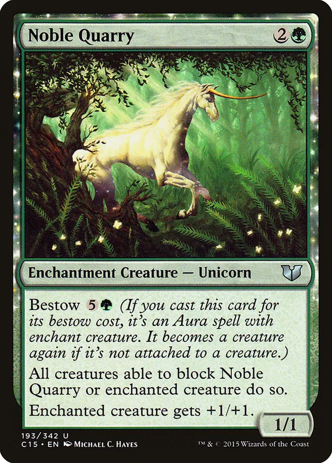 2015 Commander 2015 Noble Quarry uncommon #193 uncommon card image