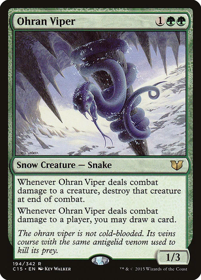 2015 Commander 2015 Ohran Viper rare #194 rare card image