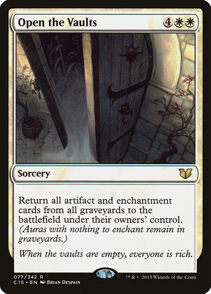 2015 Commander 2015 Open the Vaults rare #77 rare card image