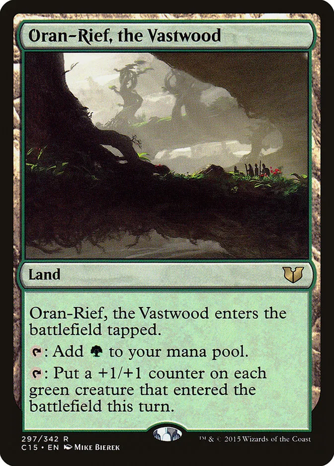 2015 Commander 2015 Oran-Rief, the Vastwood #297 rare card image