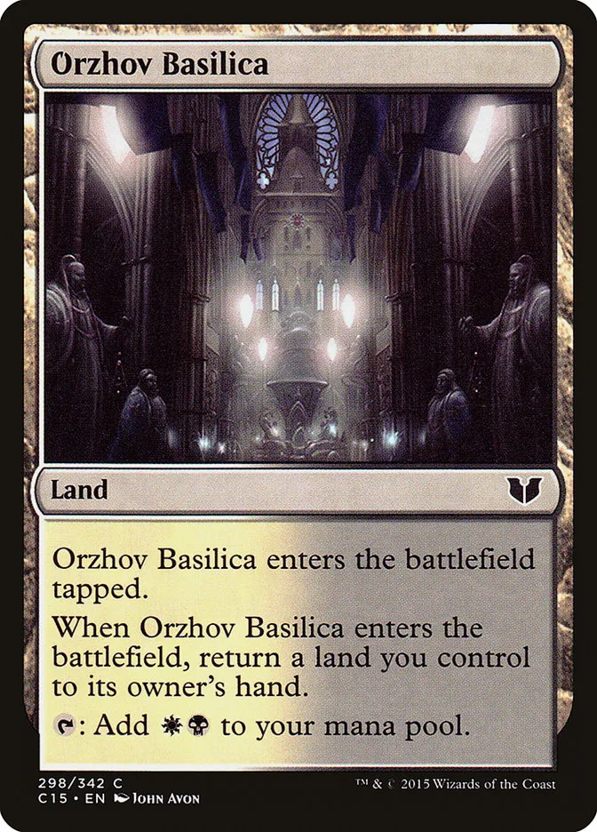 2015 Commander 2015 Orzhov Basilica common #298 common card image