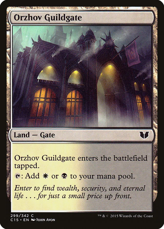 2015 Commander 2015 Orzhov Guildgate common #299 common card image