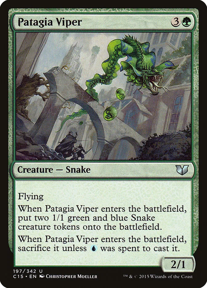 2015 Commander 2015 Patagia Viper uncommon #197 uncommon card image
