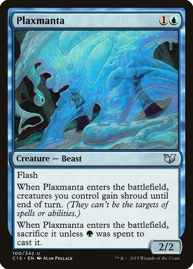 2015 Commander 2015 Plaxmanta uncommon #100 uncommon card image