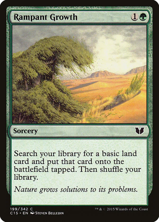 2015 Commander 2015 Rampant Growth common #199 common card image
