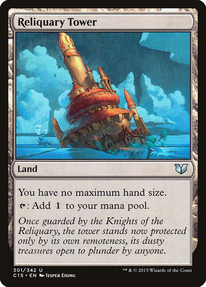 2015 Commander 2015 Reliquary Tower uncommon #301 uncommon card image