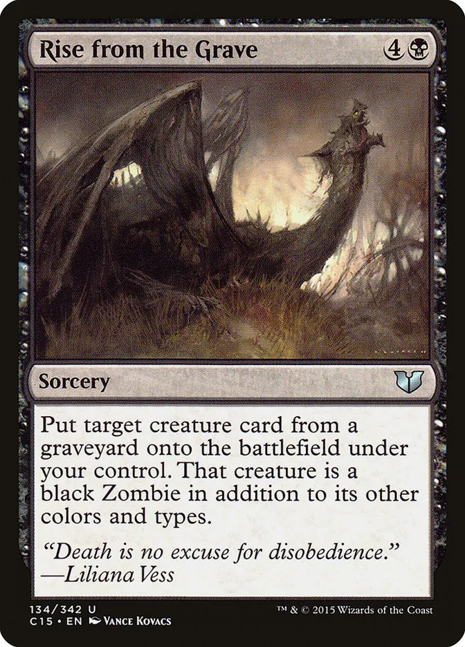 2015 Commander 2015 Rise from the Grave uncommon #134 uncommon card image