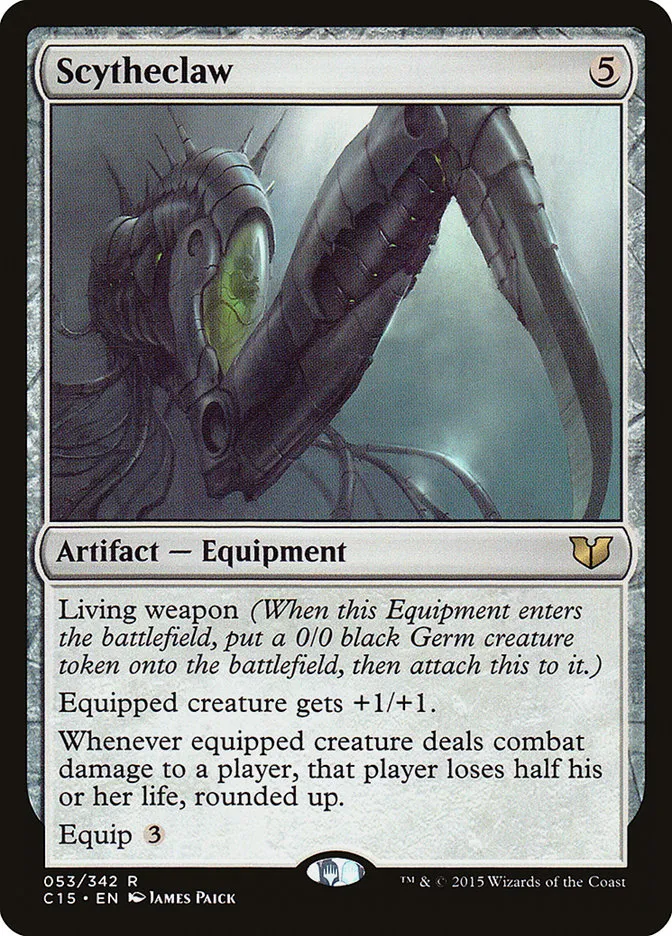 2015 Commander 2015 Scytheclaw rare #53 rare card image
