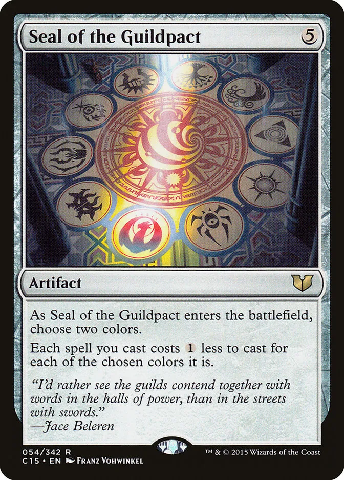 2015 Commander 2015 Seal of the Guildpact rare #54 rare card image