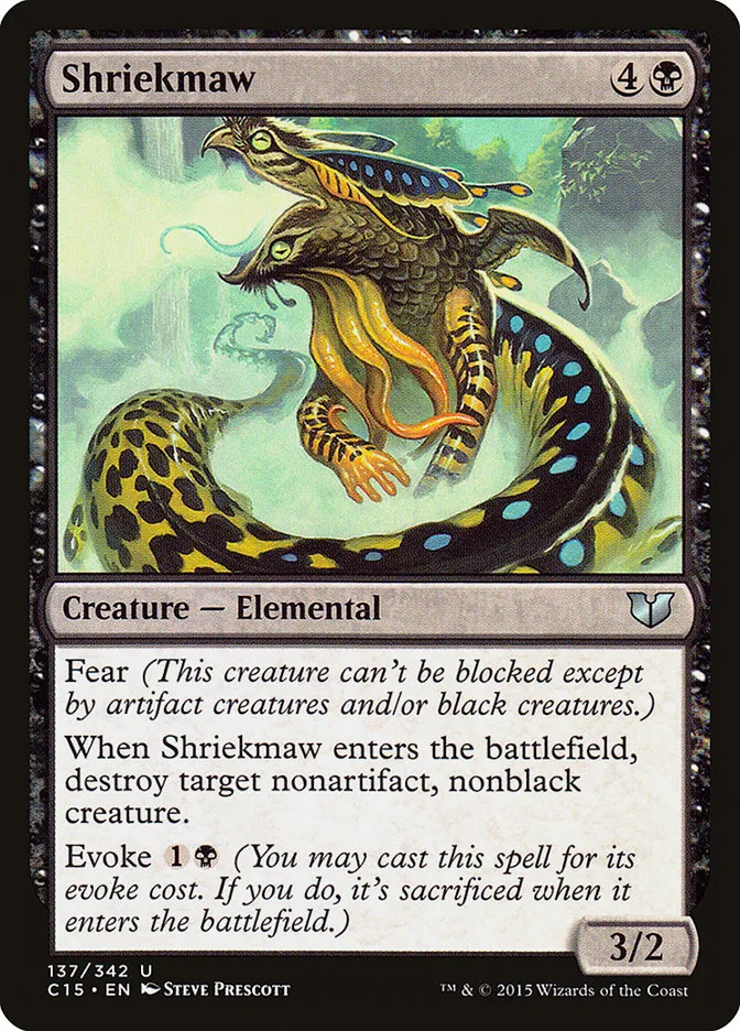 2015 Commander 2015 Shriekmaw uncommon #137 uncommon card image