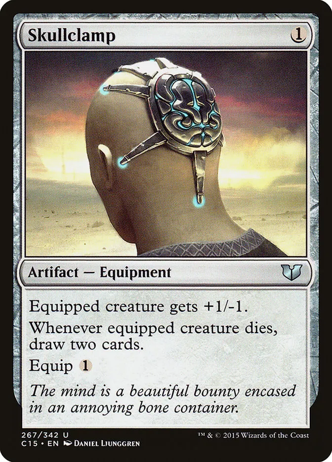 2015 Commander 2015 Skullclamp uncommon #267 uncommon card image