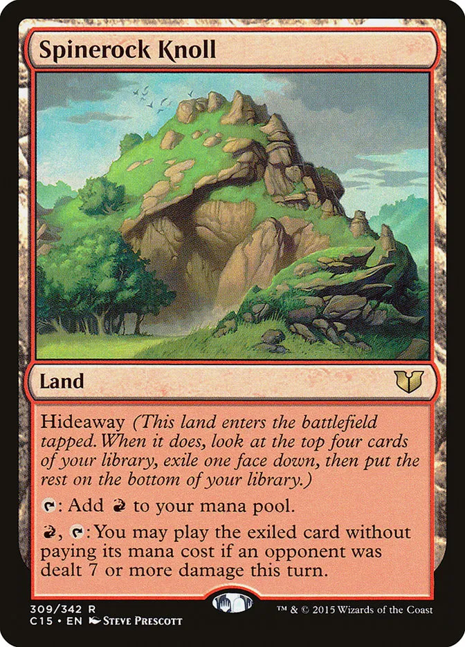 2015 Commander 2015 Spinerock Knoll #309 rare card image
